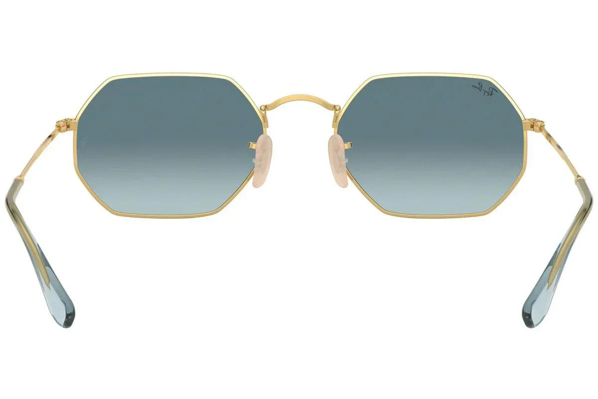 Ray-Ban Octagonal Classic RB3556N 91233M – Gold Blue Gradient