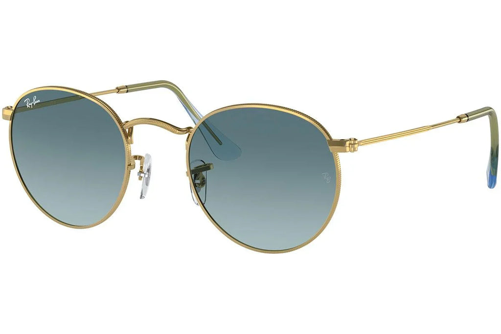 Ray-Ban Round Metal RB3447 001/3M – Gold Blue Gradient