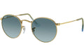 Ray-Ban Round Metal RB3447 001/3M – Gold Blue Gradient