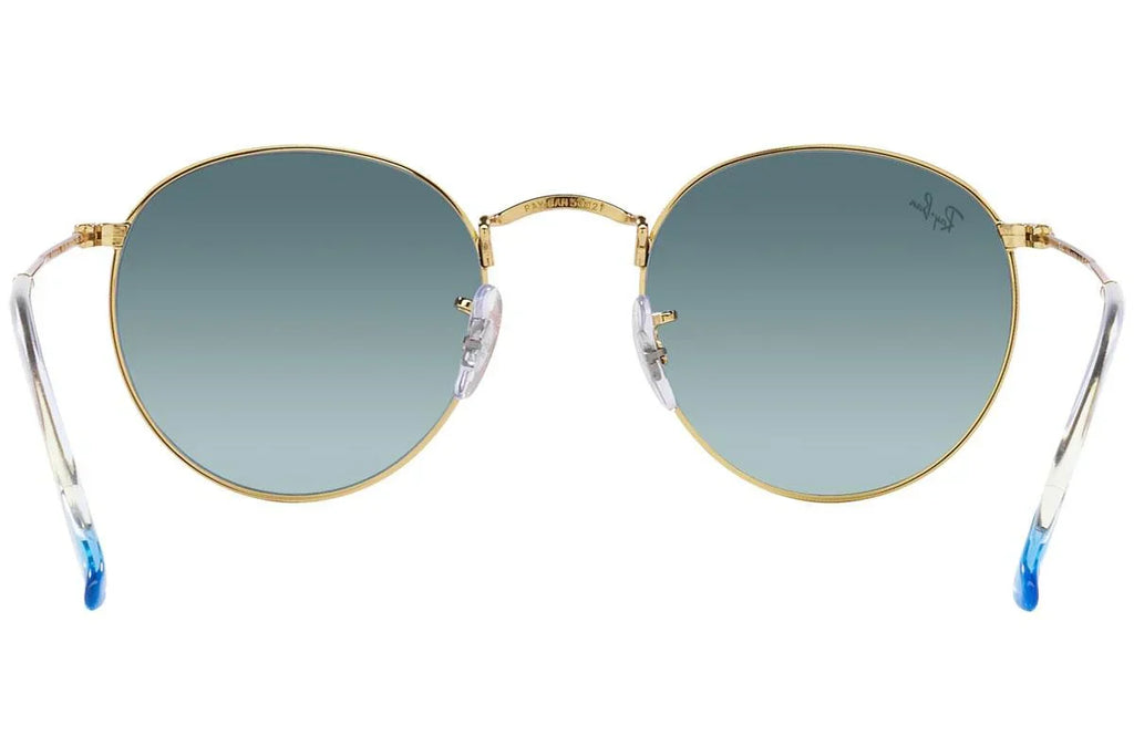 Ray-Ban Round Metal RB3447 001/3M – Gold Blue Gradient