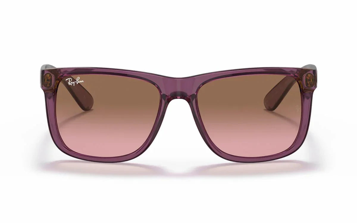 Ray-Ban Justin RB4165 6595/14 55mm – Transparent Violet Gradient